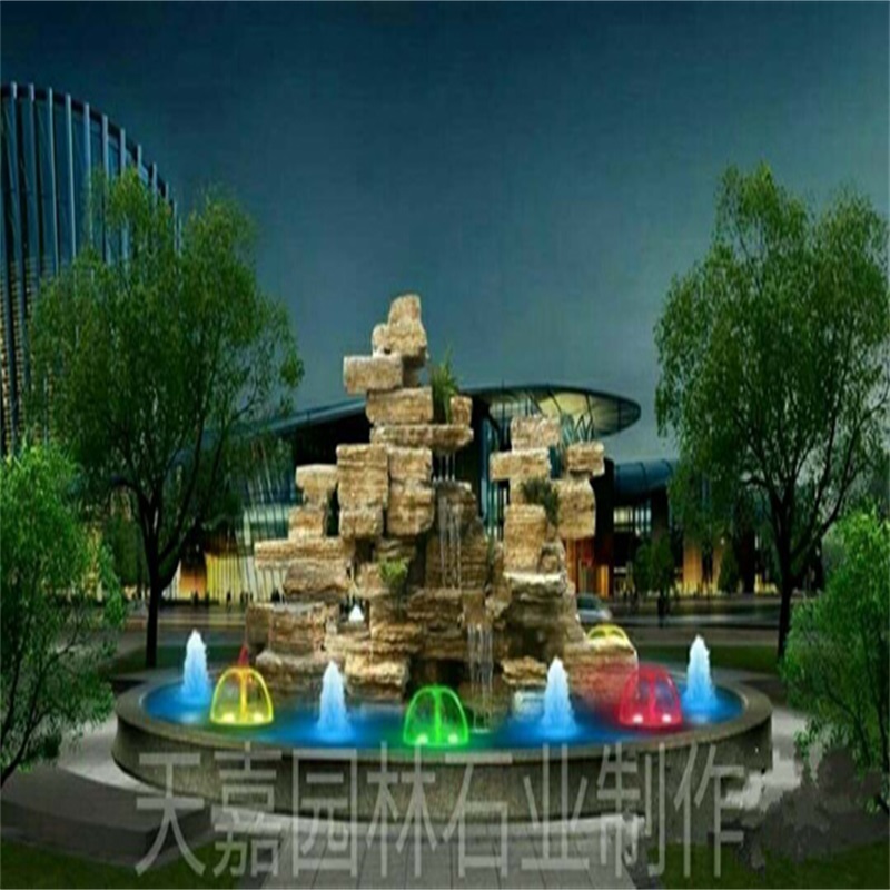 南县水幕墙喷泉设计